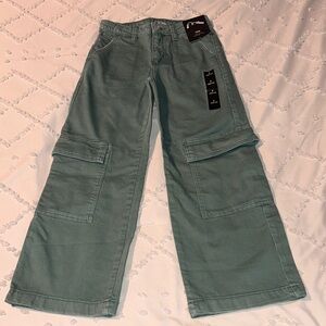 Art Class Kids Cargo Jeans in Green